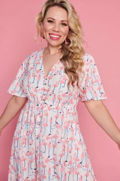 Lorraine Designs Casual Dresses | Fit & Flare Dresses*Marley Chatty Flamingo Dress
