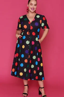 Lorraine Designs Casual Dresses | Fit & Flare Dresses*Marley Circus Lights Dress