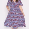 Lorraine Designs Casual Dresses | Fit & Flare Dresses*Marley Cotton Adoring Apples Dress