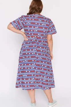 Lorraine Designs Casual Dresses | Fit & Flare Dresses*Marley Cotton Adoring Apples Dress