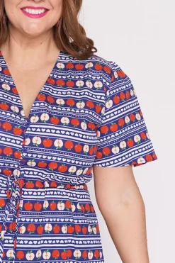 Lorraine Designs Casual Dresses | Fit & Flare Dresses*Marley Cotton Adoring Apples Dress