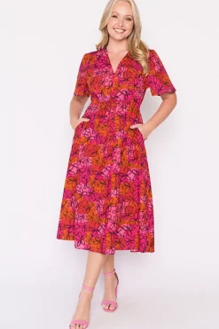 Lorraine Designs Casual Dresses | Fit & Flare Dresses*Marley Cotton Black Jasmine Dress