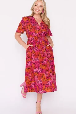Lorraine Designs Casual Dresses | Fit & Flare Dresses*Marley Cotton Black Jasmine Dress