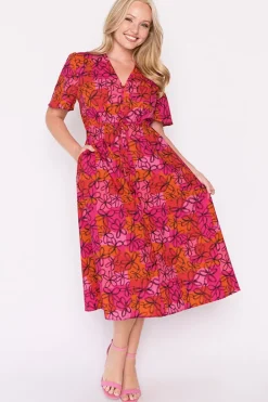Lorraine Designs Casual Dresses | Fit & Flare Dresses*Marley Cotton Black Jasmine Dress