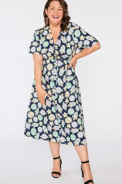 Lorraine Designs Casual Dresses | Fit & Flare Dresses*Marley Cotton Out of Space Dress