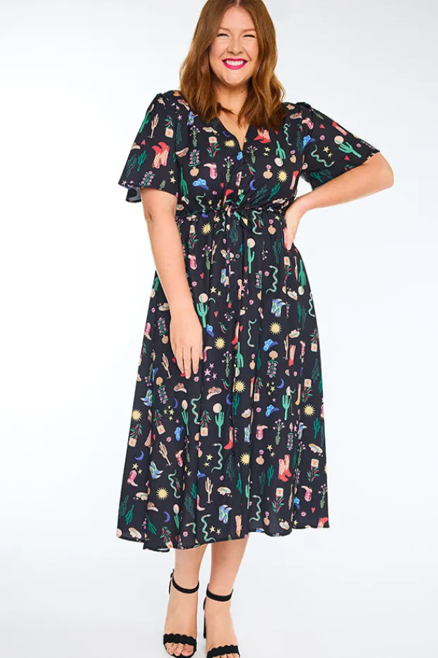 Lorraine Designs Casual Dresses | Fit & Flare Dresses*Marley Cowboy Like Me Dress