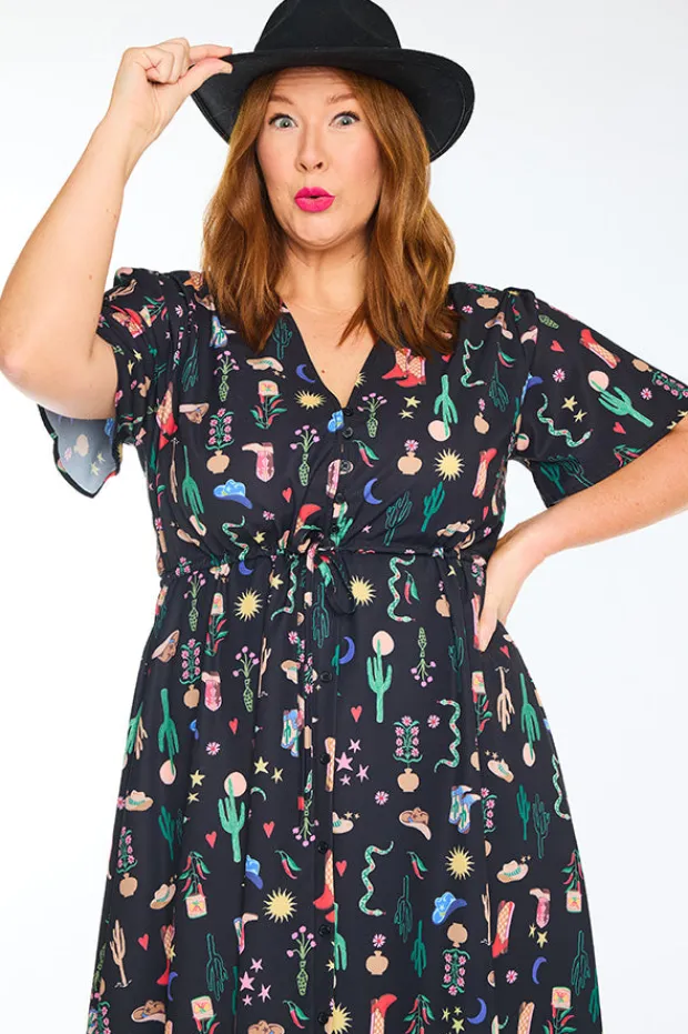 Lorraine Designs Casual Dresses | Fit & Flare Dresses*Marley Cowboy Like Me Dress