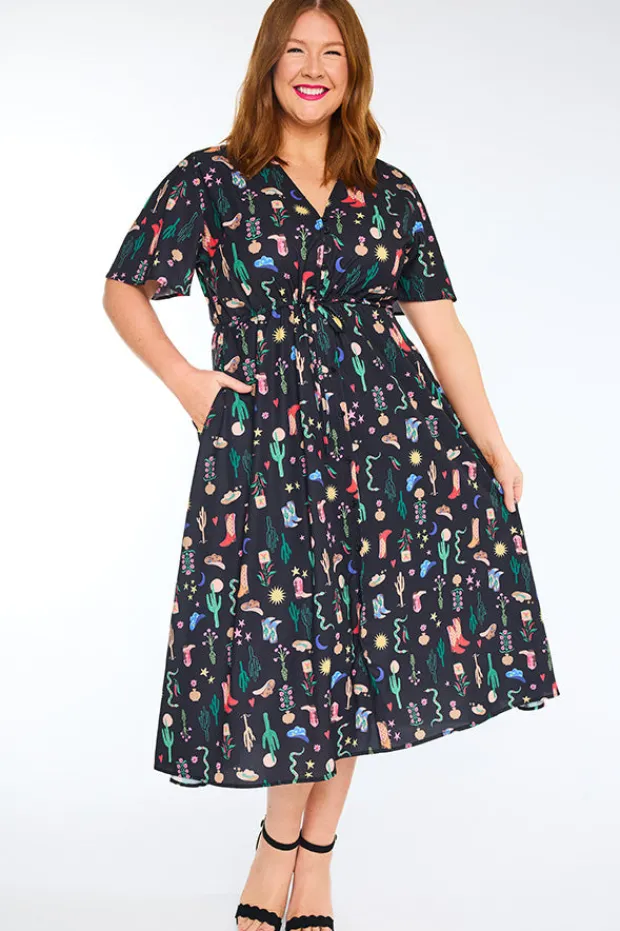 Lorraine Designs Casual Dresses | Fit & Flare Dresses*Marley Cowboy Like Me Dress