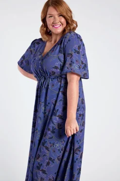 Lorraine Designs Casual Dresses | Fit & Flare Dresses*Marley Crepe Electric Bloom Dress