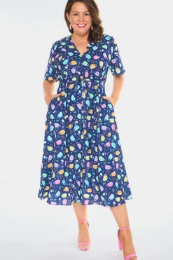 Lorraine Designs Casual Dresses | Fit & Flare Dresses*Marley Cup o' Joy Dress