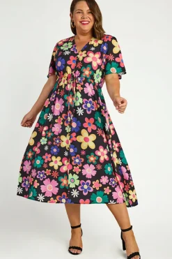 Lorraine Designs Casual Dresses | Fit & Flare Dresses*Marley Daisy Pop Dress