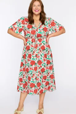 Lorraine Designs Casual Dresses | Fit & Flare Dresses*Marley Flowers Of Christmas Dress