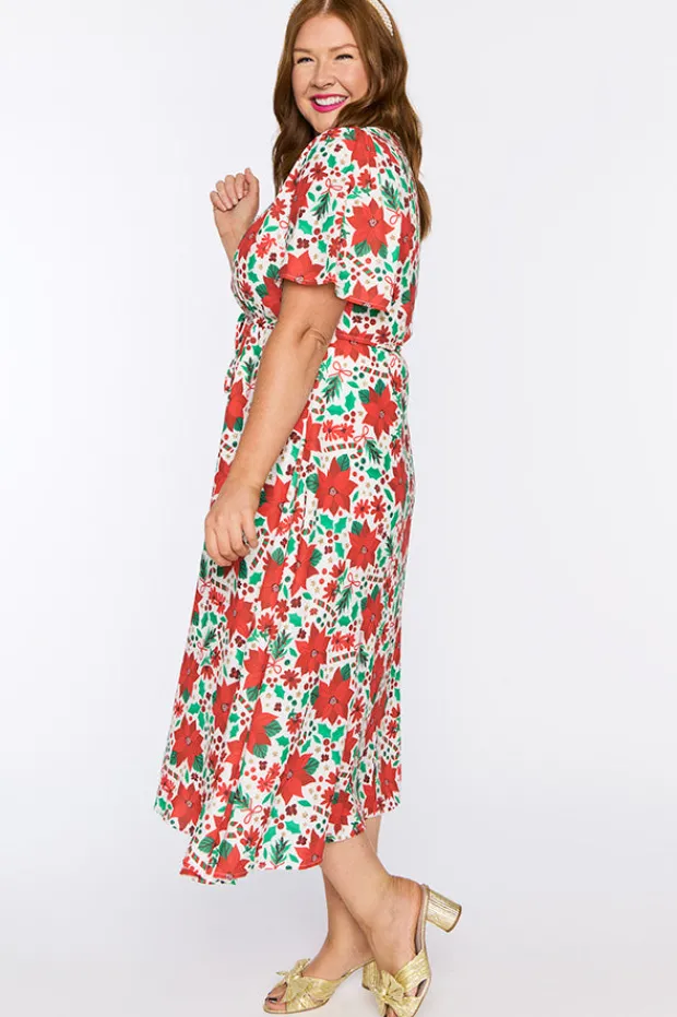 Lorraine Designs Casual Dresses | Fit & Flare Dresses*Marley Flowers Of Christmas Dress
