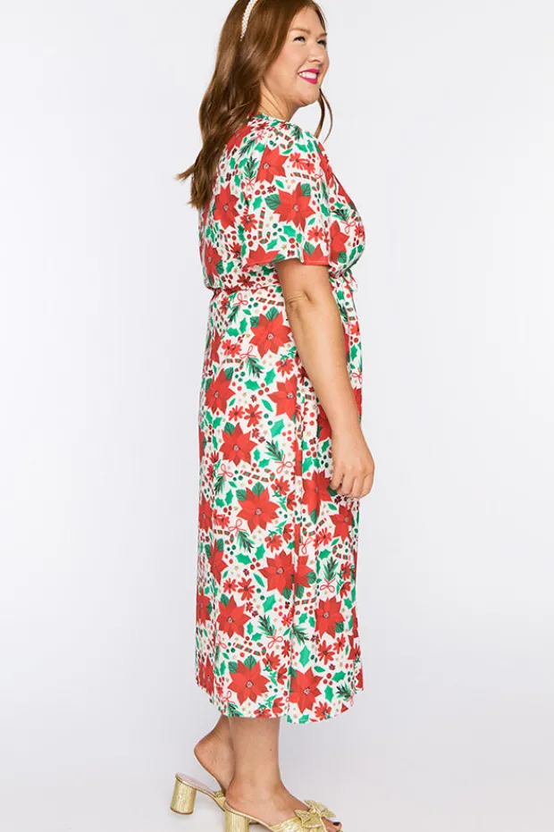 Lorraine Designs Casual Dresses | Fit & Flare Dresses*Marley Flowers Of Christmas Dress
