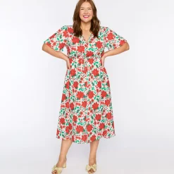 Lorraine Designs Casual Dresses | Fit & Flare Dresses*Marley Flowers Of Christmas Dress
