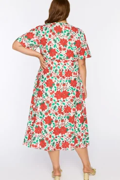 Lorraine Designs Casual Dresses | Fit & Flare Dresses*Marley Flowers Of Christmas Dress