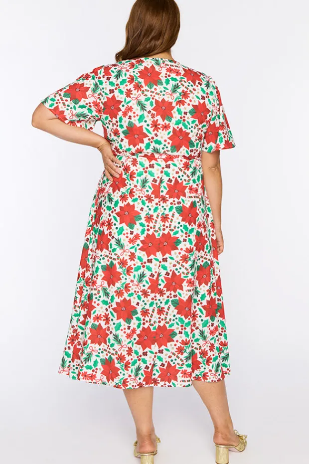 Lorraine Designs Casual Dresses | Fit & Flare Dresses*Marley Flowers Of Christmas Dress