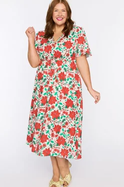 Lorraine Designs Casual Dresses | Fit & Flare Dresses*Marley Flowers Of Christmas Dress