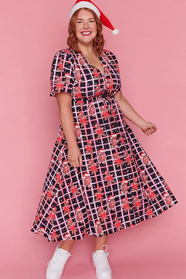 Lorraine Designs Casual Dresses | Fit & Flare Dresses*Marley Gingerbread Christmas Dress