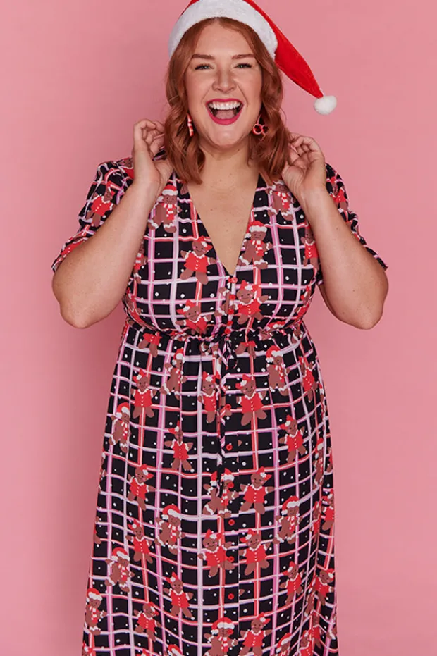 Lorraine Designs Casual Dresses | Fit & Flare Dresses*Marley Gingerbread Christmas Dress