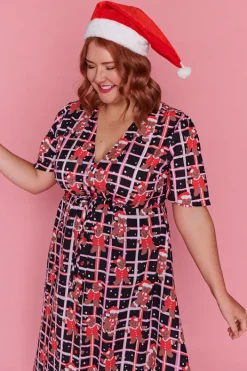 Lorraine Designs Casual Dresses | Fit & Flare Dresses*Marley Gingerbread Christmas Dress