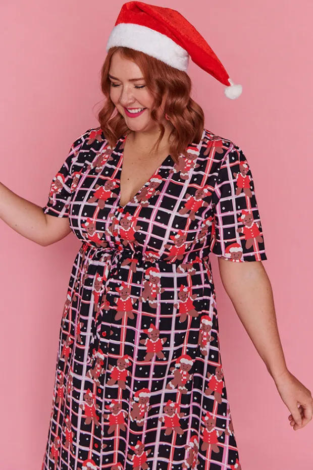 Lorraine Designs Casual Dresses | Fit & Flare Dresses*Marley Gingerbread Christmas Dress