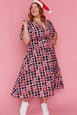 Lorraine Designs Casual Dresses | Fit & Flare Dresses*Marley Gingerbread Christmas Dress