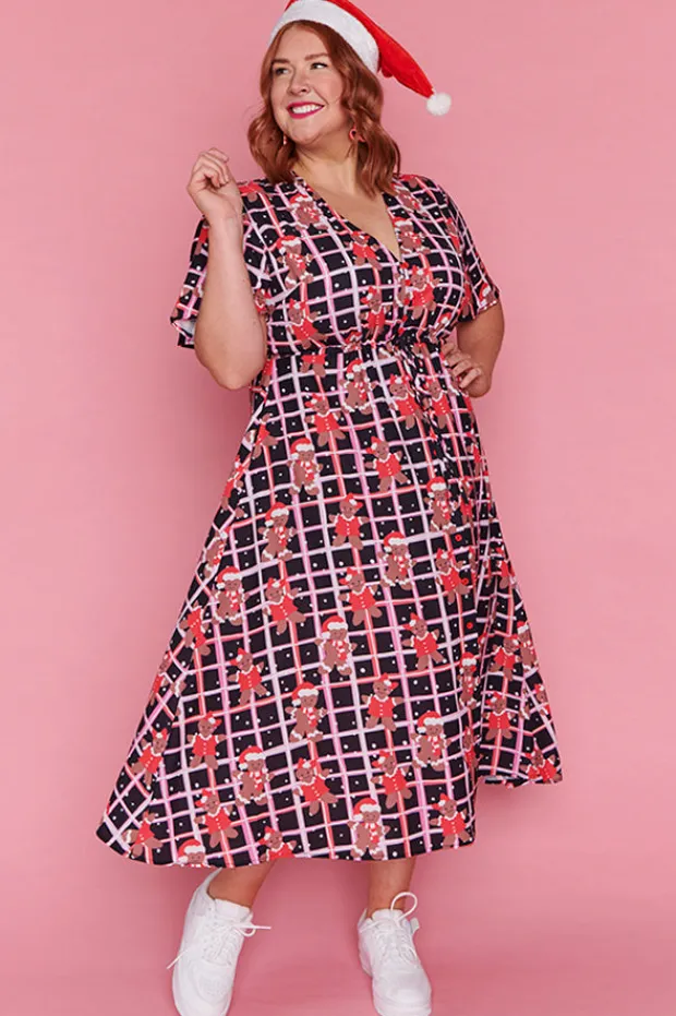 Lorraine Designs Casual Dresses | Fit & Flare Dresses*Marley Gingerbread Christmas Dress