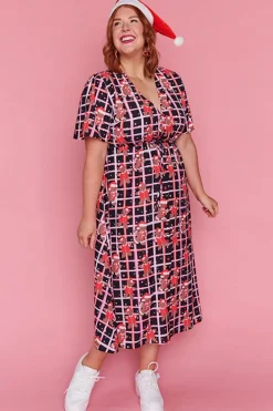 Lorraine Designs Casual Dresses | Fit & Flare Dresses*Marley Gingerbread Christmas Dress
