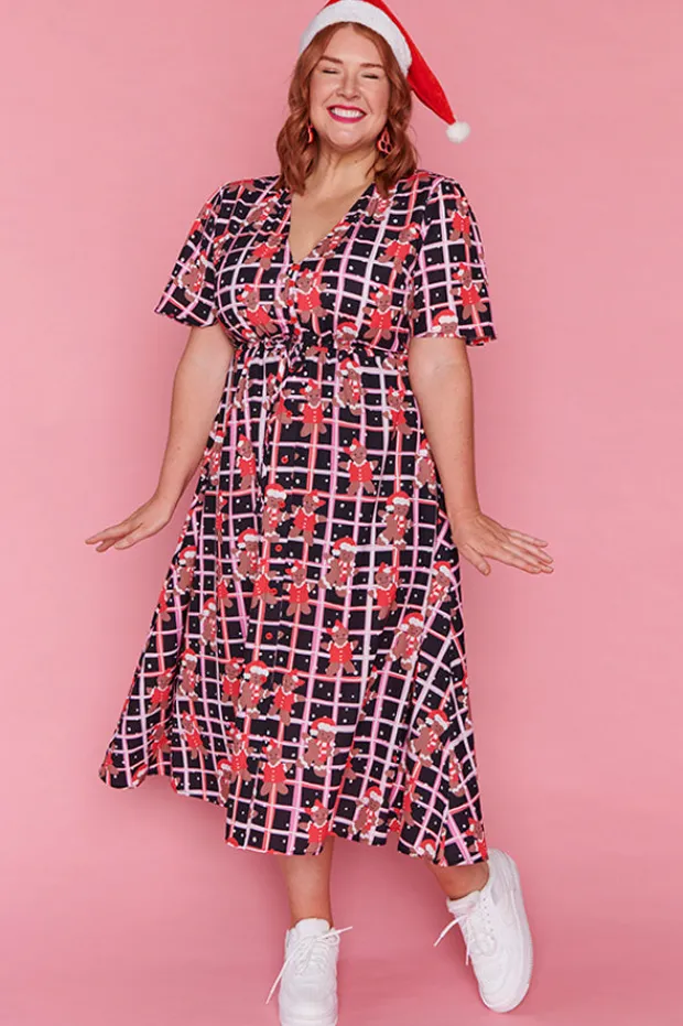 Lorraine Designs Casual Dresses | Fit & Flare Dresses*Marley Gingerbread Christmas Dress