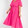 Lorraine Designs Casual Dresses | Fit & Flare Dresses*Marley Hot Pink Dress