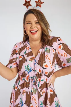 Lorraine Designs Casual Dresses | Fit & Flare Dresses*Marley Jolly Slothy Dress