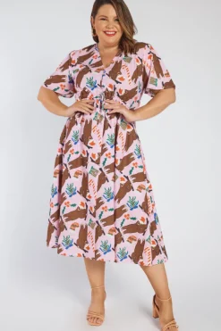 Lorraine Designs Casual Dresses | Fit & Flare Dresses*Marley Jolly Slothy Dress