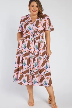 Lorraine Designs Casual Dresses | Fit & Flare Dresses*Marley Jolly Slothy Dress