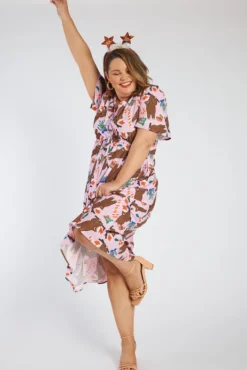 Lorraine Designs Casual Dresses | Fit & Flare Dresses*Marley Jolly Slothy Dress