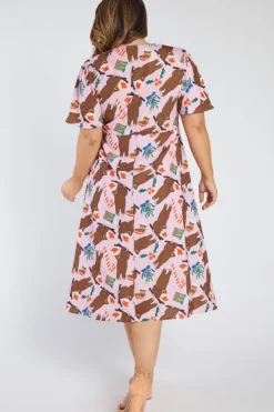 Lorraine Designs Casual Dresses | Fit & Flare Dresses*Marley Jolly Slothy Dress