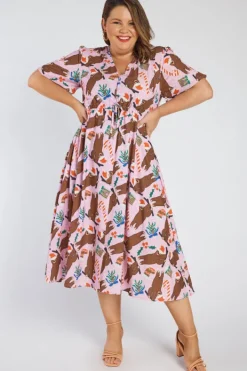 Lorraine Designs Casual Dresses | Fit & Flare Dresses*Marley Jolly Slothy Dress