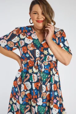Lorraine Designs Casual Dresses | Fit & Flare Dresses*Marley Kawaii Kristmas Dress