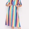 Lorraine Designs Casual Dresses | Midi Dresses*Marley Kelly Stripe Dress