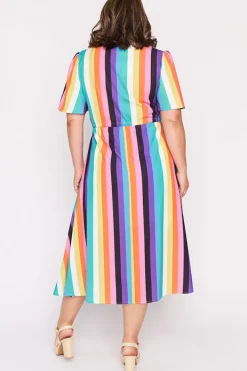 Lorraine Designs Casual Dresses | Midi Dresses*Marley Kelly Stripe Dress