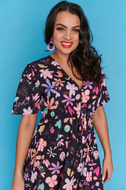 Lorraine Designs Casual Dresses | Fit & Flare Dresses*Marley Love Note Dress