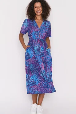Lorraine Designs Casual Dresses | Fit & Flare Dresses*Marley Luminous Leaves Dress