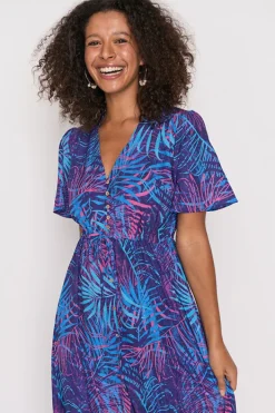 Lorraine Designs Casual Dresses | Fit & Flare Dresses*Marley Luminous Leaves Dress