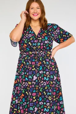 Lorraine Designs Fit & Flare Dresses | Midi Dresses*Marley Maths Equations Dress