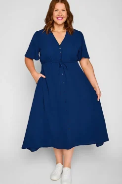 Lorraine Designs Casual Dresses | Fit & Flare Dresses*Marley Navy Dress