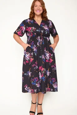 Lorraine Designs Casual Dresses | Fit & Flare Dresses*Marley Night Flower Dress