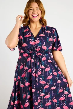 Lorraine Designs Casual Dresses | Fit & Flare Dresses*Marley OG Flamingo Dress