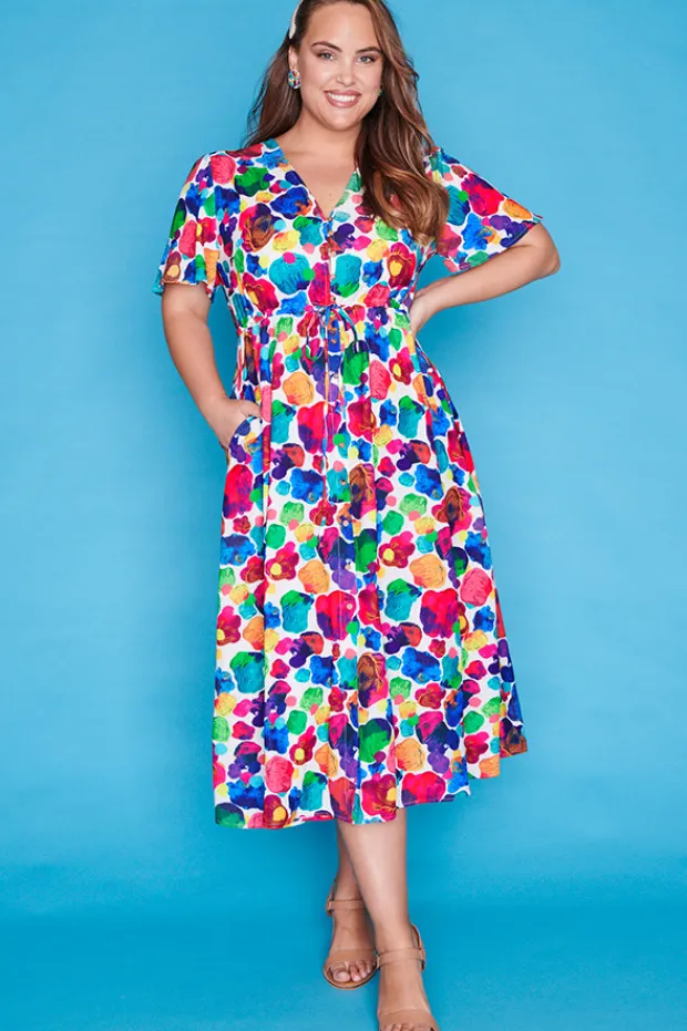 Lorraine Designs Casual Dresses | Fit & Flare Dresses*Marley Painterly Dress