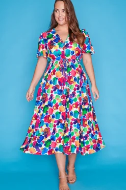 Lorraine Designs Casual Dresses | Fit & Flare Dresses*Marley Painterly Dress