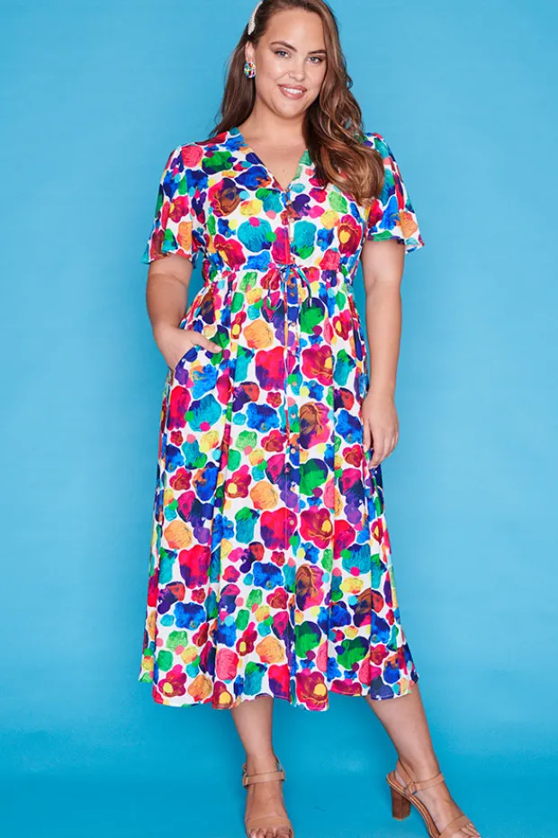 Lorraine Designs Casual Dresses | Fit & Flare Dresses*Marley Painterly Dress